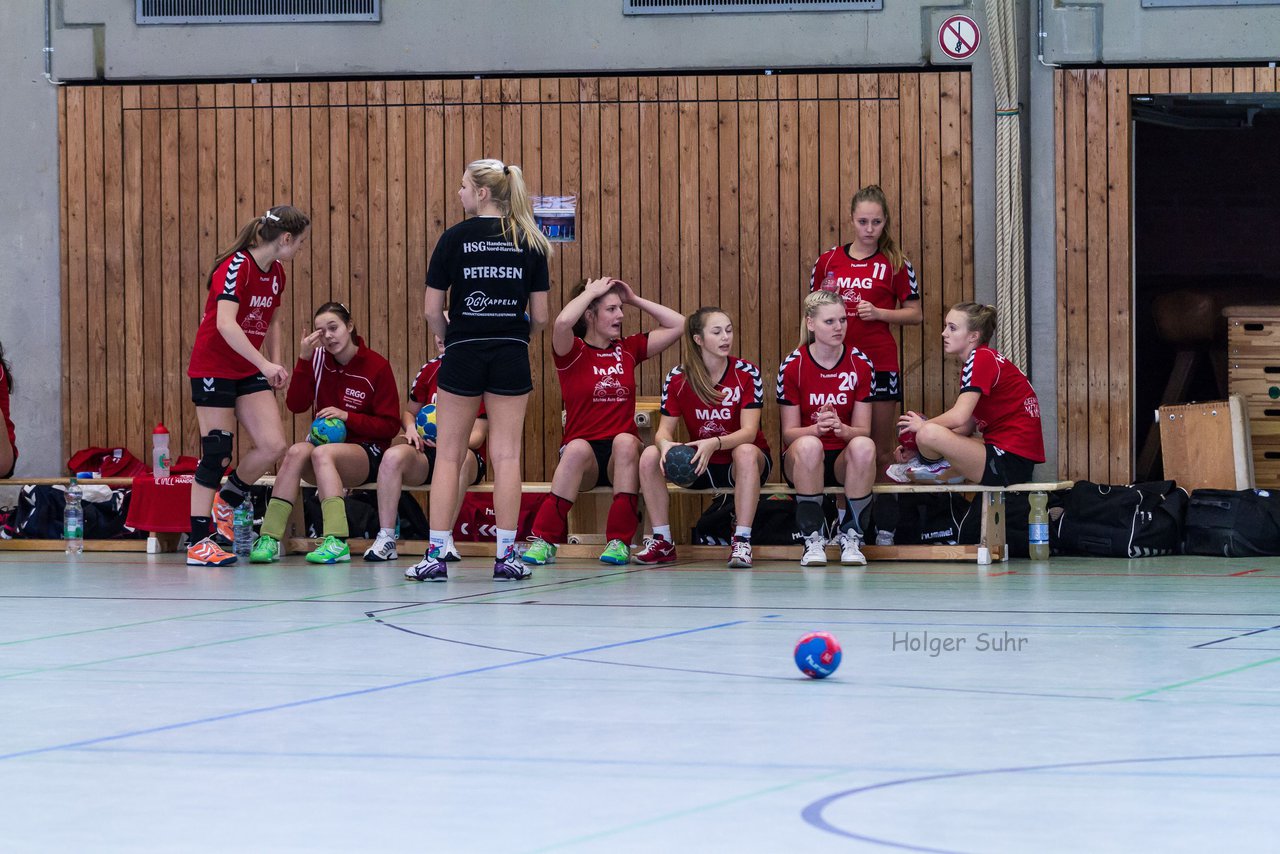 Bild 1 - B-Juniorinnen Bramstedter TS - HSG Handewitt/Nord Harrislee : Ergebnis: 25:20